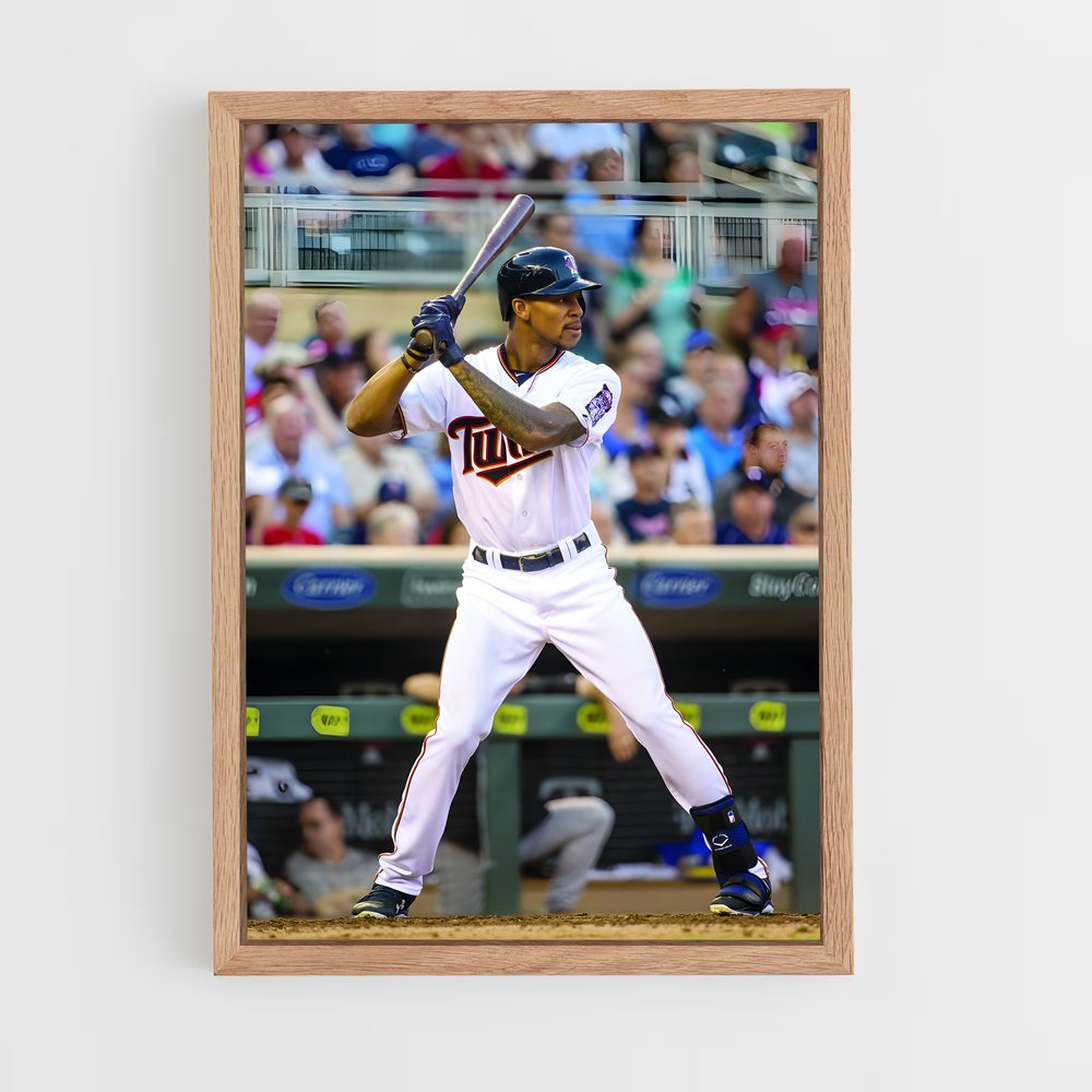 Poster Byron de buxton – affiche Baseball (vue 4)